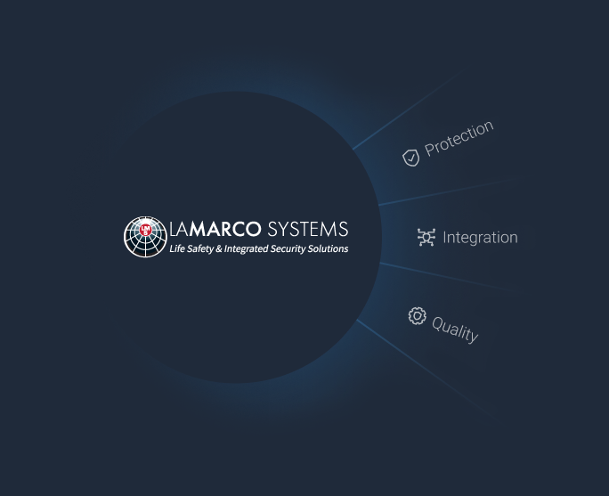 Logo design for Marco Systems, featuring sleek and modern typography with a stylized letter "M"