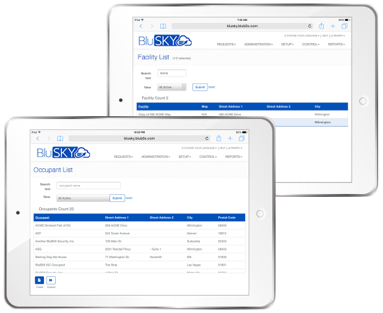 MULTI-TENANT AND MULTI-FACILITY ADMINISTRATION