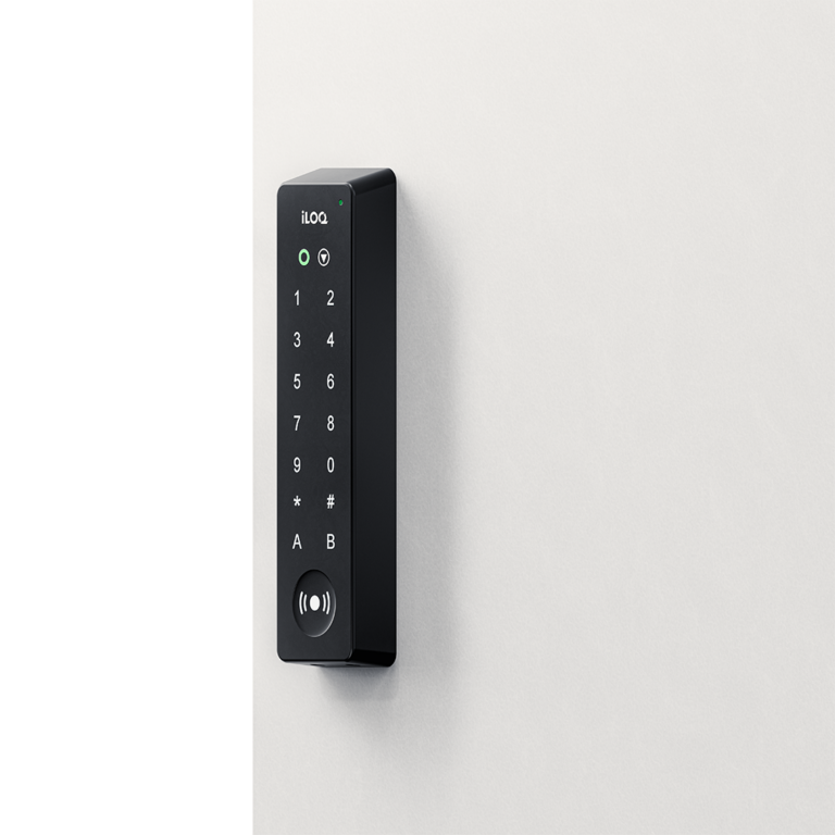 Unlock doors using a PIN code or with an NFC-compatible cellphone.